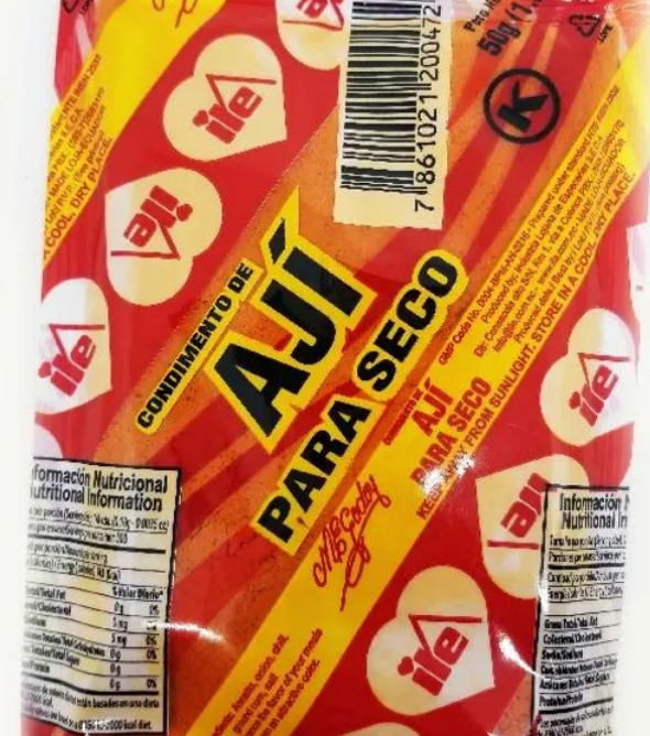 Ajì Para Seco 50 gr