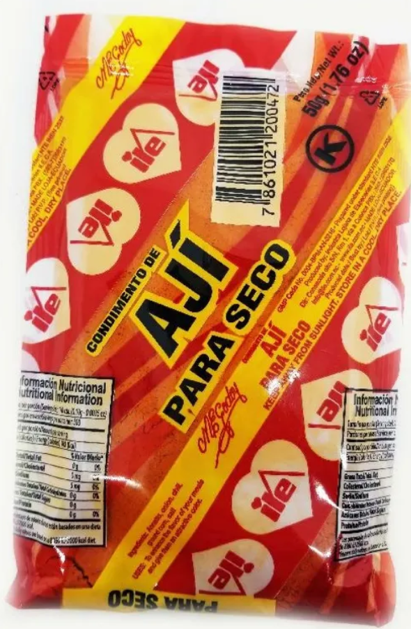 Ajì Para Seco 50 gr
