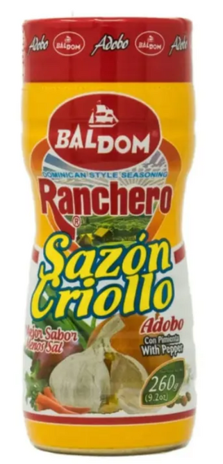 Condimento Ranchero Baldom con pepe