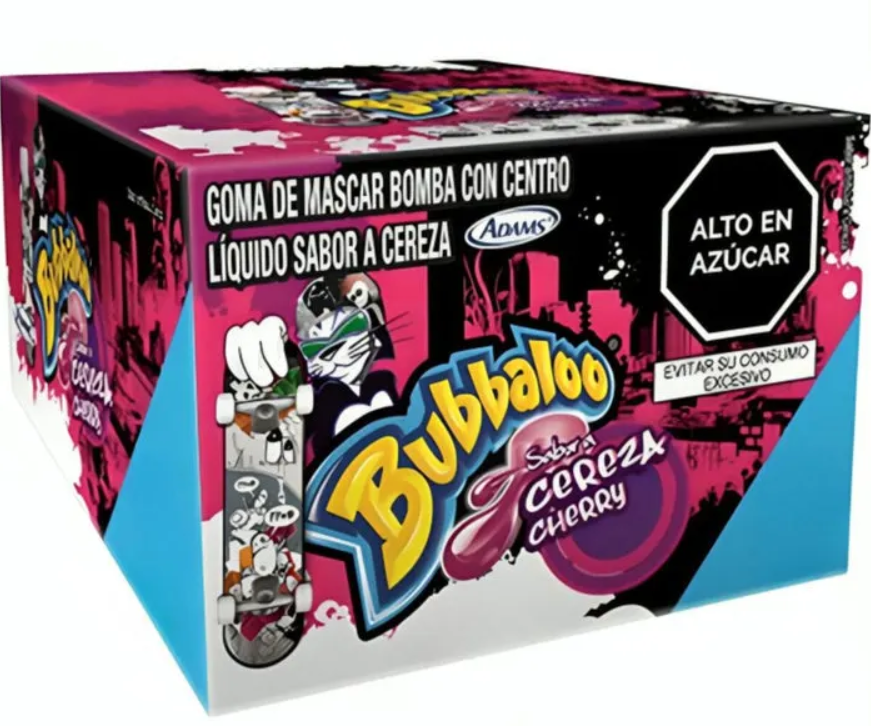 Bubbaloo Sabor a Cereza 47 Unità