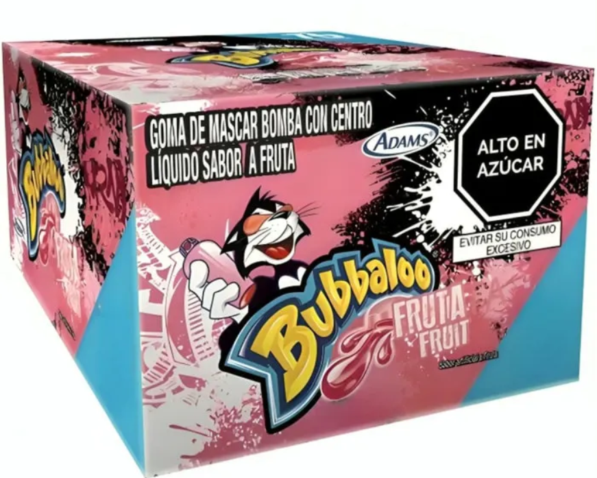 Bubbaloo Sabor a Fruta 47 Unità