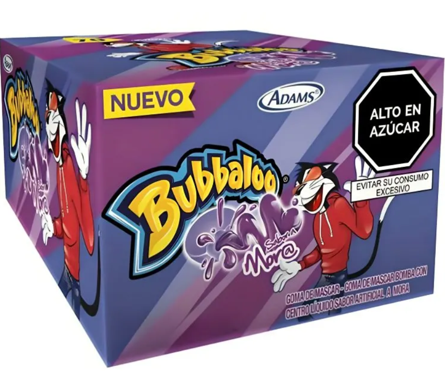 Bubbaloo Sabor a Mora 47 Unità