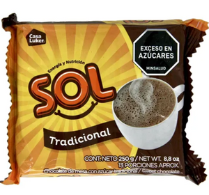 Chocolate Sol Tradicional 250 gr
