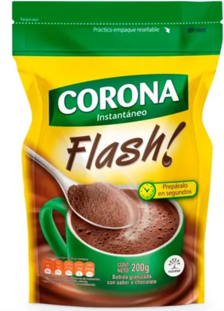 Chocolate Corona Flash 200 gr