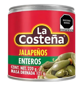 Jalapeños Enteros 220 gr La Costeña