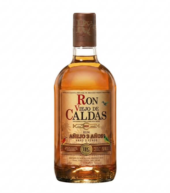 Ron Viejo de Caldas "3 Años" 70 cl