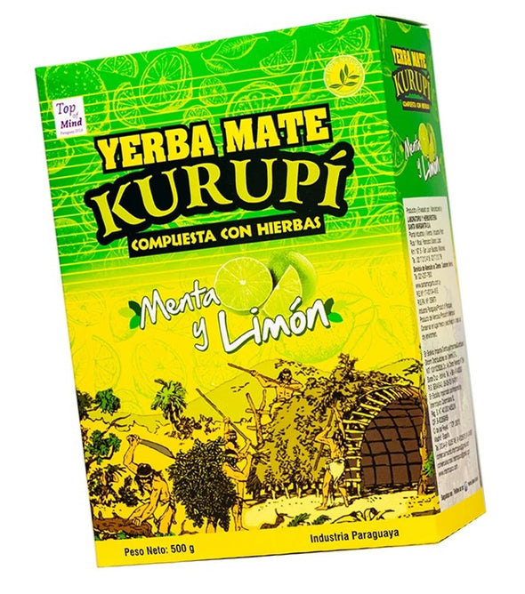 Yerba Mate Kurupì - Menta e Limone