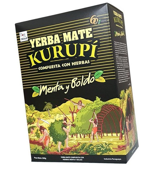 Yerba Mate Kurupì - Menta e boldo